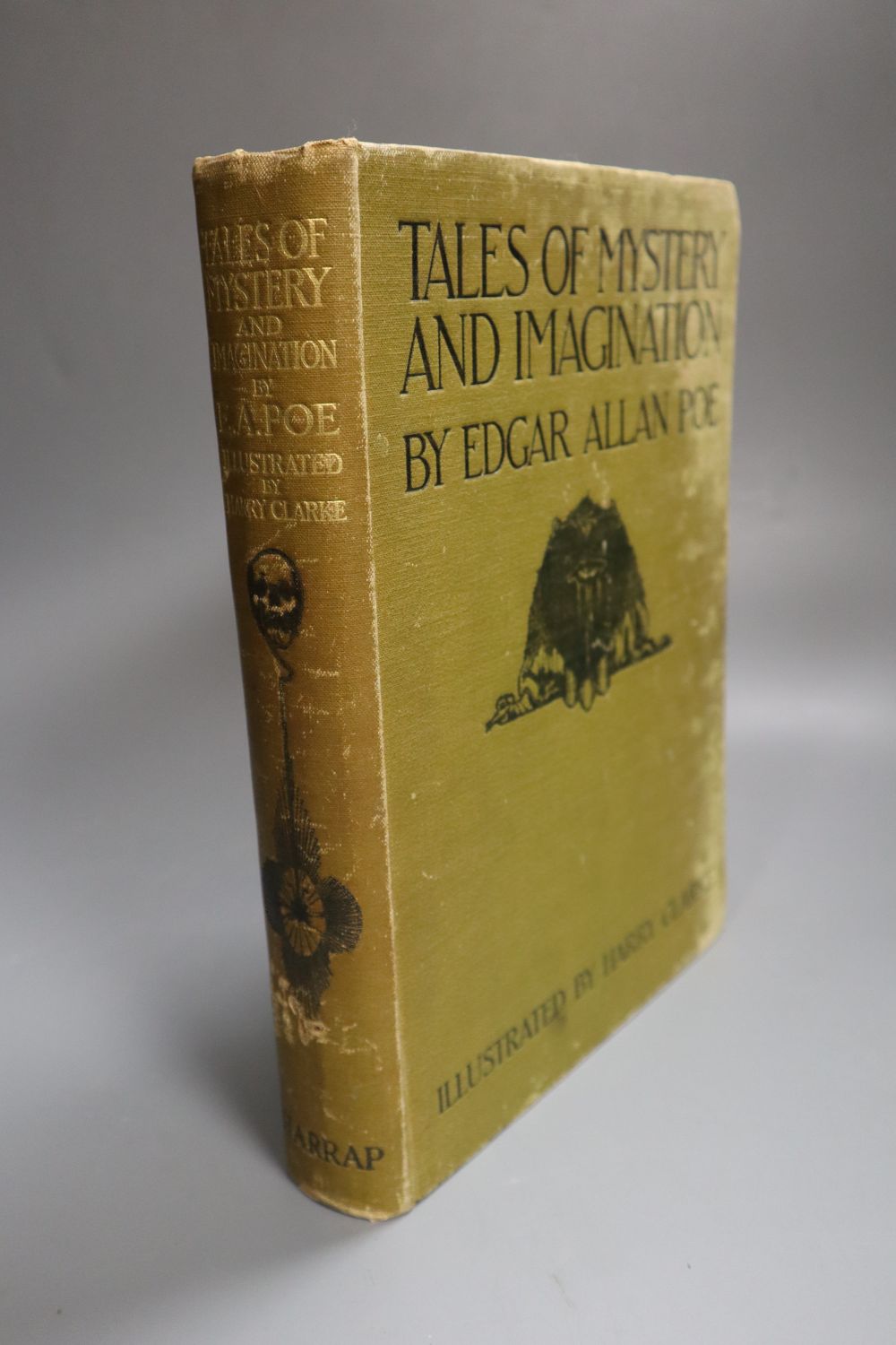 Poe, Edgar Allan - Tales of Mystery and Imagination, qto, cloth, illustrated by Harry Clarke with 24 plates, spine scuffed, boards